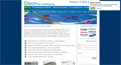 Desktop Screenshot of dixonairconditioning.co.uk